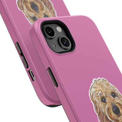 Customizable Goldendoodle Impact-Resistant iPhone Cases