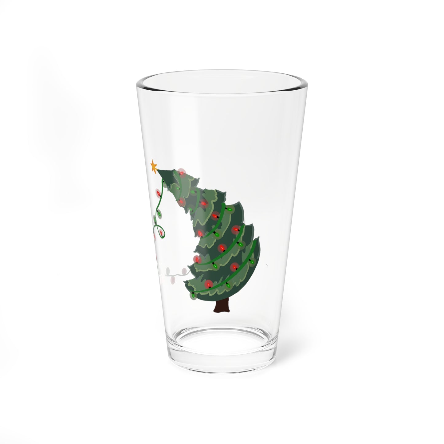 Naughty Frenchy Christmas Pint Glass