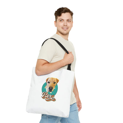 Customize Your Pup Retro Tote Bag