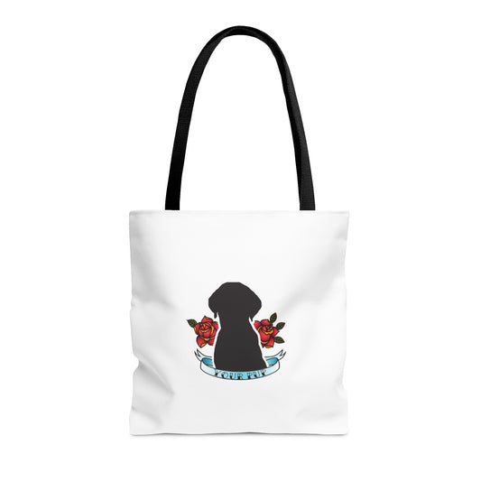 Custom Pet Tattoo-Themed Tote Bag