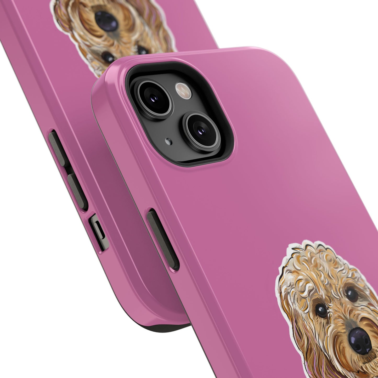 Customizable Goldendoodle Impact-Resistant iPhone Cases