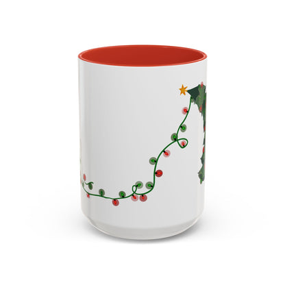 Naughty Westie Christmas Mug