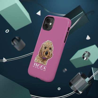 Customizable Goldendoodle Impact-Resistant iPhone Cases