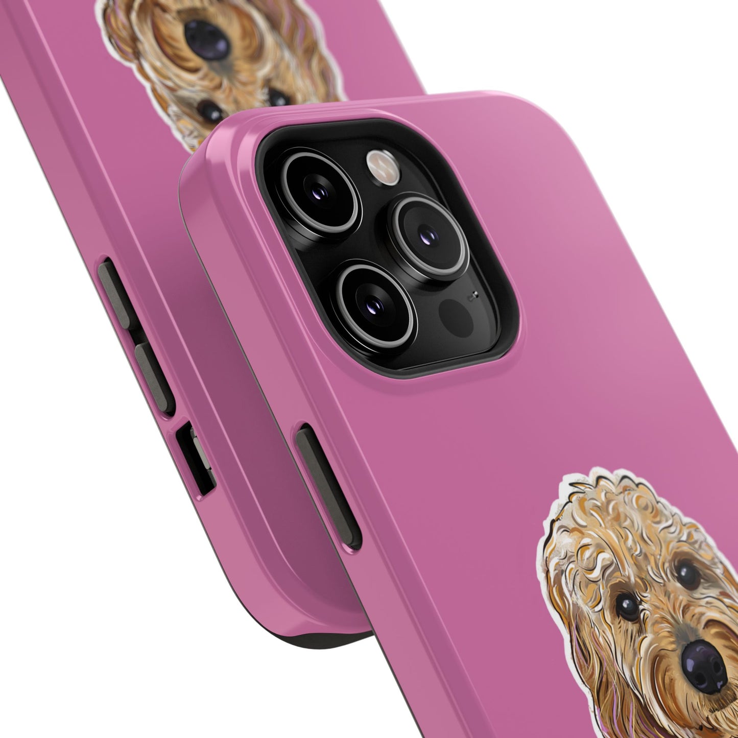 Customizable Goldendoodle Impact-Resistant iPhone Cases