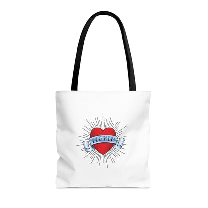 Dog Mom Tattoo Tote Bag