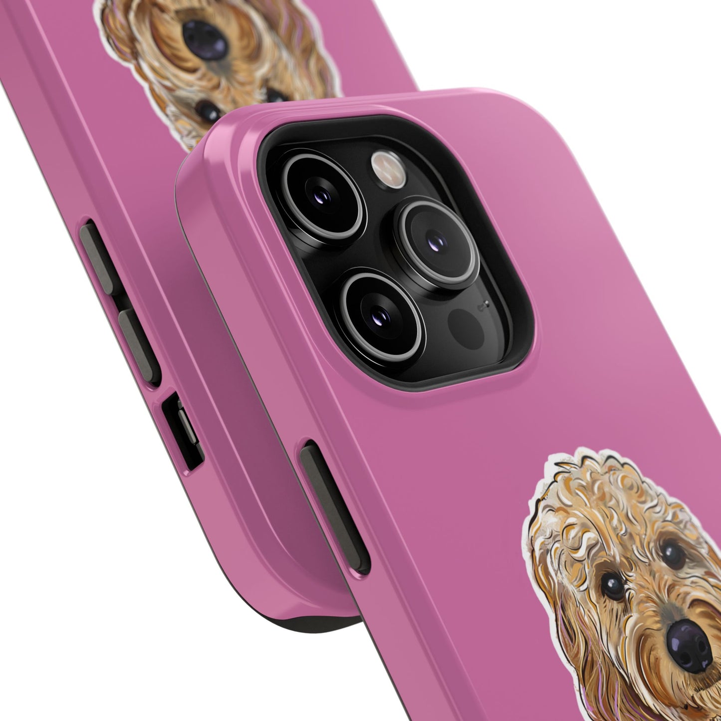 Customizable Goldendoodle Impact-Resistant iPhone Cases