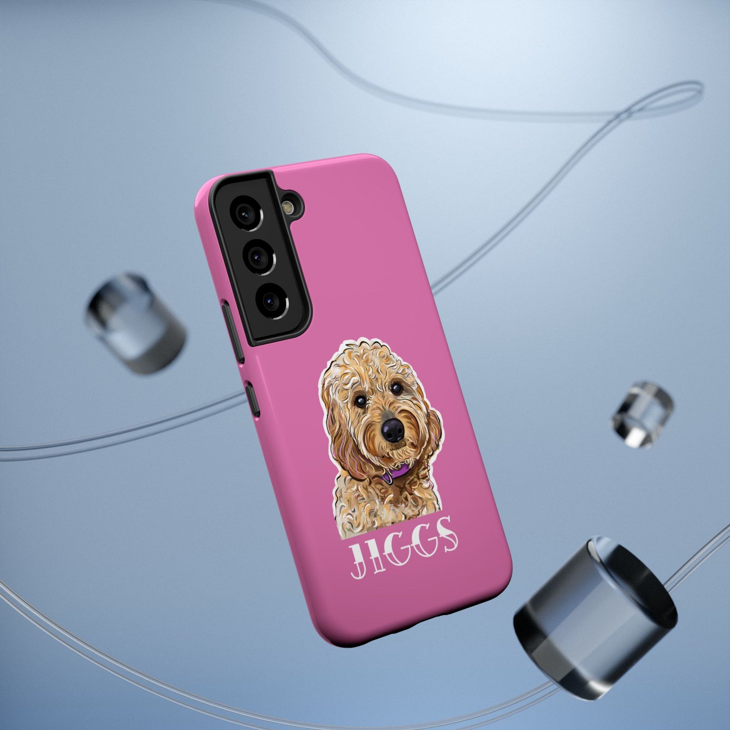 Customizable Goldendoodle Impact-Resistant iPhone Cases