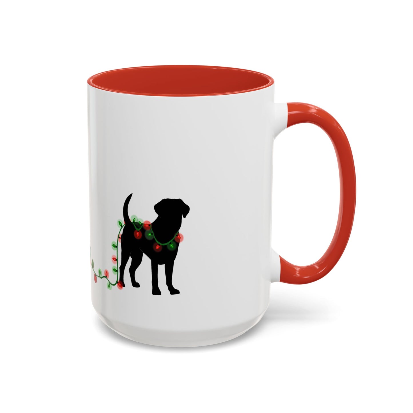 Naughty Black Lab Christmas Mug