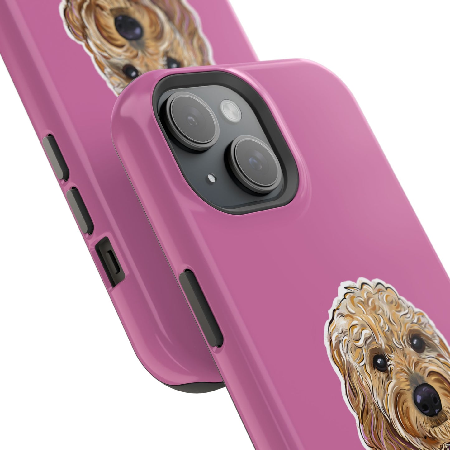 Customizable Goldendoodle Impact-Resistant iPhone Cases