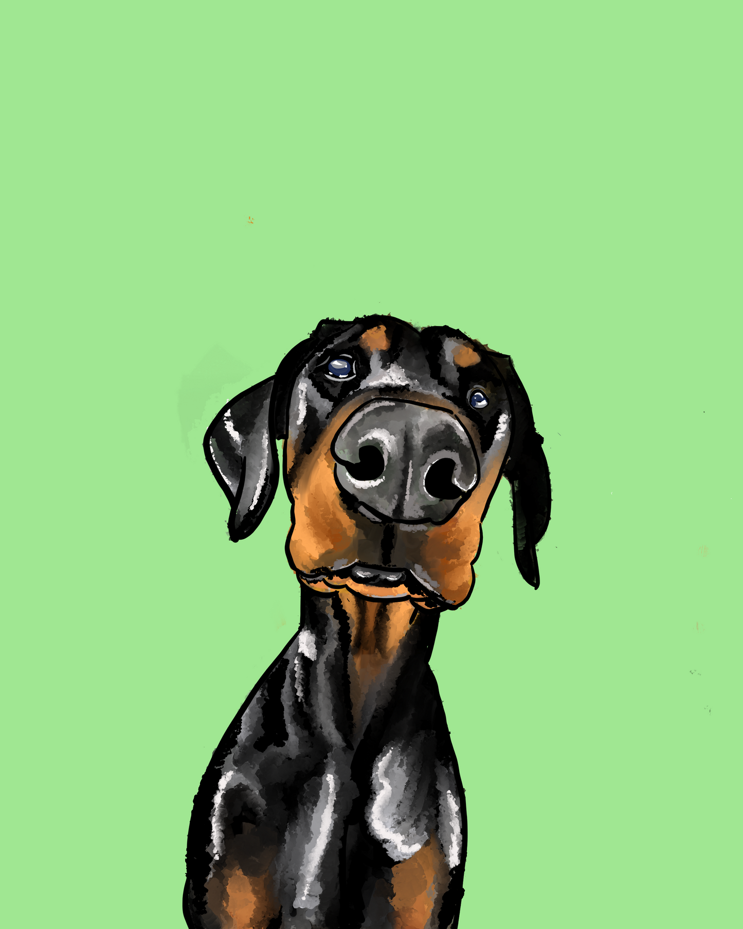 CUSTOM Hand-Illustrated Pet Portrait